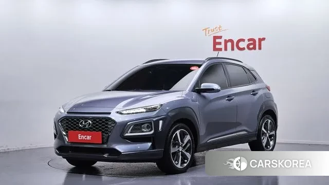 Hyundai Kona 2018 Небесно-голубой из Кореи