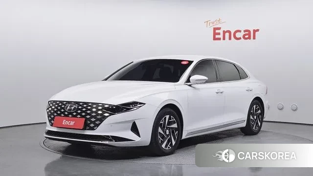 Hyundai The New Grandeur IG Hybrid 2021 Белый из Кореи