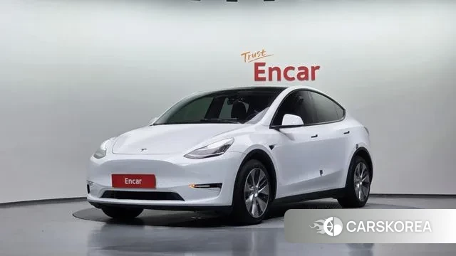 Tesla Model Y 2022 Белый из Кореи