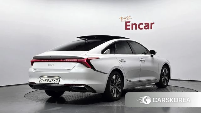 Kia K8 Hybrid 2021 Белый из Кореи
