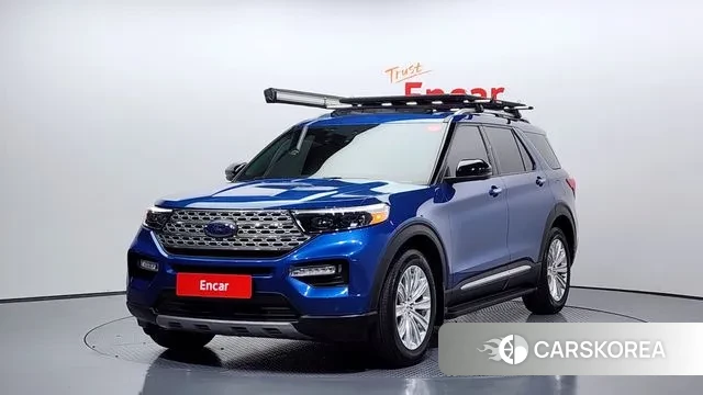 Ford Explorer 6th Generation 2022 Синий из Кореи