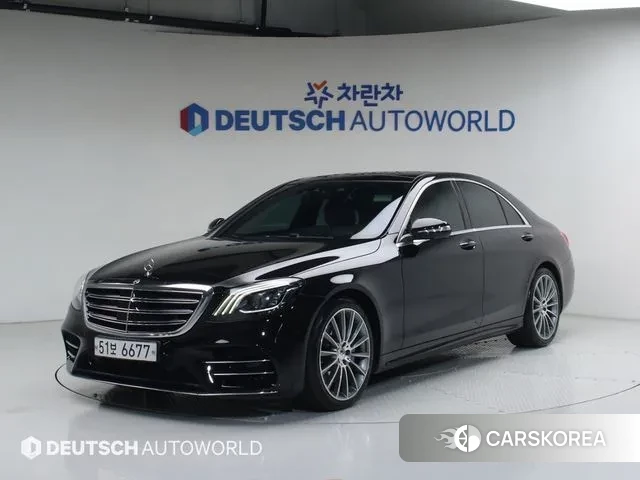 Mercedes-Benz S-Class W222 2018 Черный из Кореи