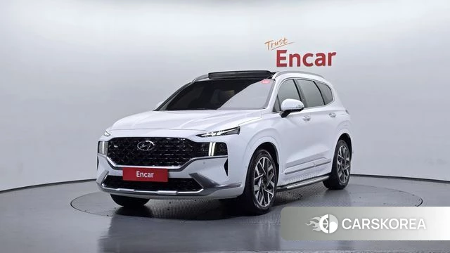 Hyundai The New Santa Fe 2021 Белый из Кореи