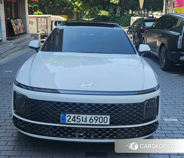 Hyundai Grandeur Hybrid (GN7) 2024 Белый из Кореи