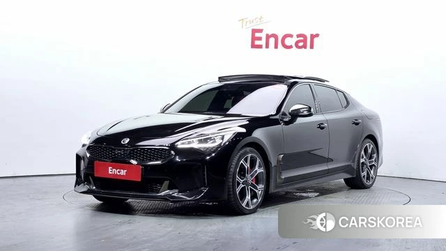 Kia Stinger 2018 Черный из Кореи
