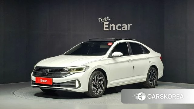 Volkswagen 7th Generation of Jetta 2023 Белый из Кореи