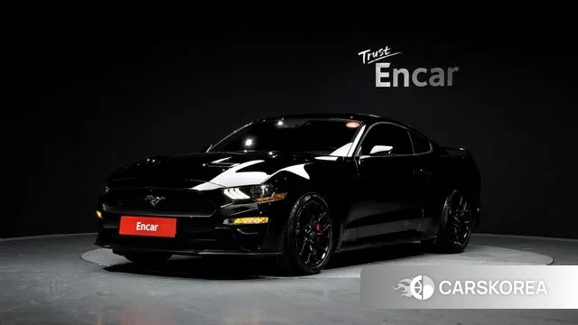 Ford Mustang 2019 Черный из Кореи