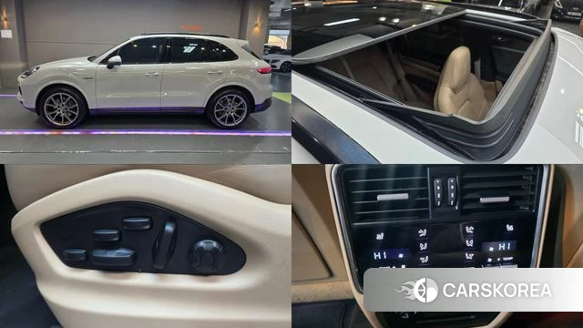 Porsche Cayenne (PO536) 2023 Жемчужный цвет из Кореи
