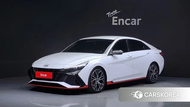 Hyundai Avante (CN7) 2022 Белый из Кореи