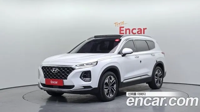Hyundai Santa Fe TM 2019 Белый из Кореи