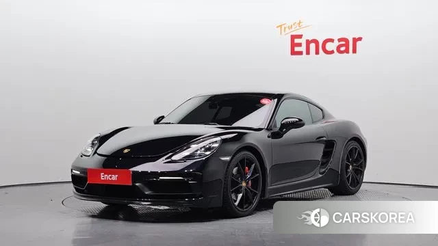 Porsche 718 Cayman 2019 Черный из Кореи