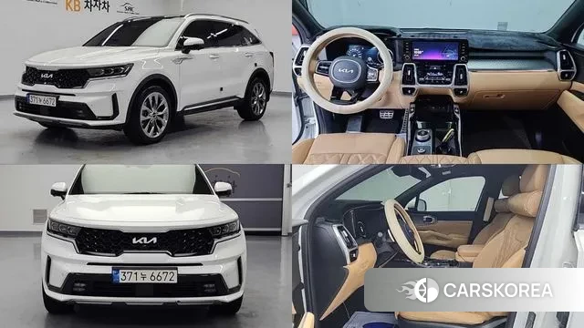 Kia Sorento 4th Generation 2022 Белый из Кореи