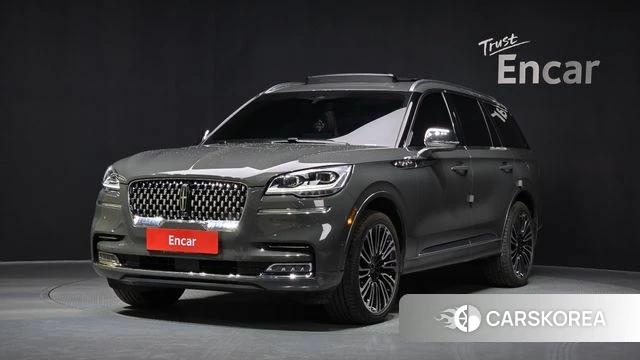 Lincoln Aviator 2nd generation 2021 Серый из Кореи