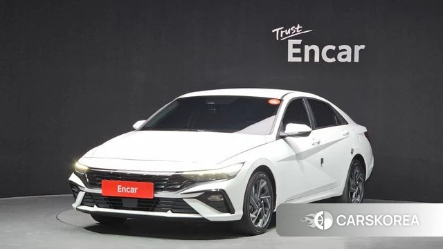Hyundai The New Avante (CN7) 2023 Белый из Кореи