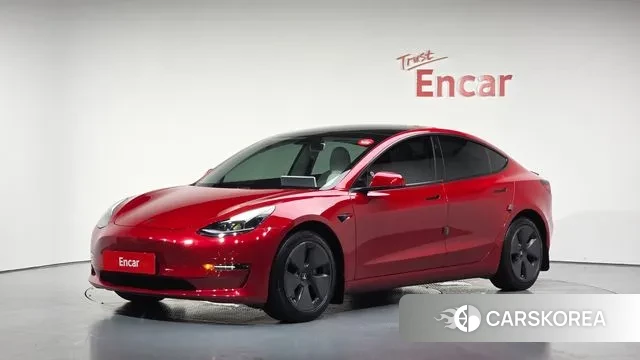 Tesla Model 3 2021 Красный из Кореи