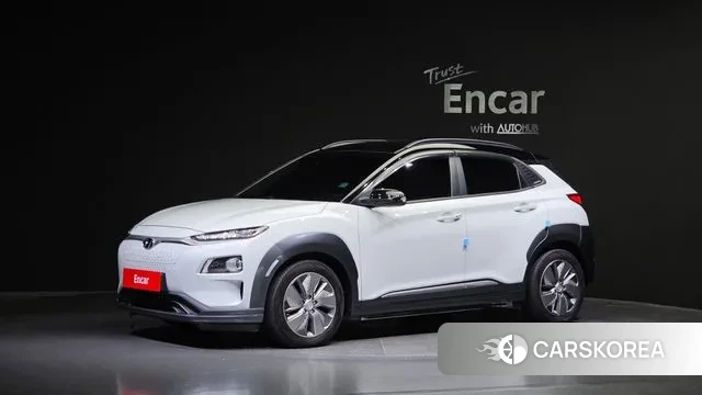 Hyundai Kona Electric 2018 Белый из Кореи