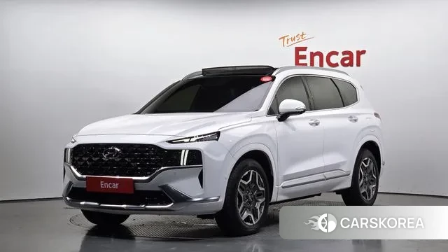 Hyundai The New Santa Fe 2021 Белый из Кореи