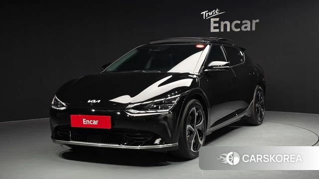 Kia EV6 2022 Черный из Кореи