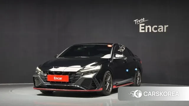 Hyundai Avante (CN7) 2021 Черный из Кореи