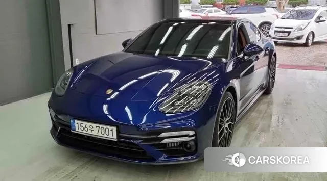 Porsche Panamera (971) 2022 Синий из Кореи