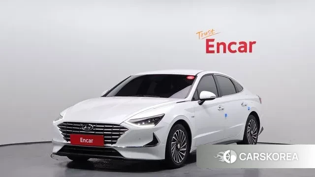 Hyundai Sonata Hybrid (DN8) 2019 Белый из Кореи