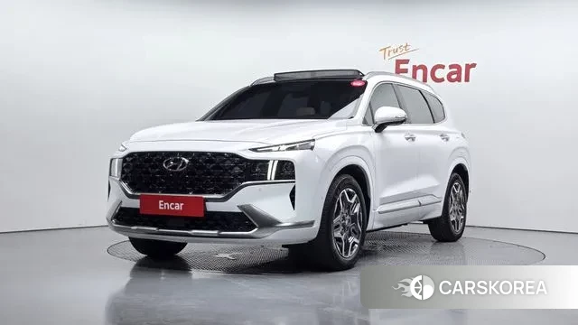 Hyundai The New Santa Fe 2022 Белый из Кореи