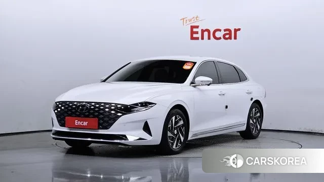 Hyundai The New Grandeur IG Hybrid 2021 Белый из Кореи