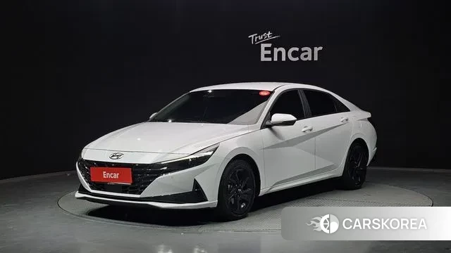 Hyundai Avante (CN7) 2022 Белый из Кореи
