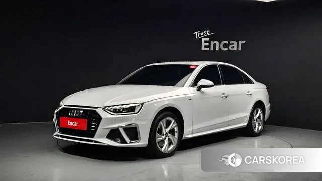 Audi A4 (B9) 2021 Белый из Кореи