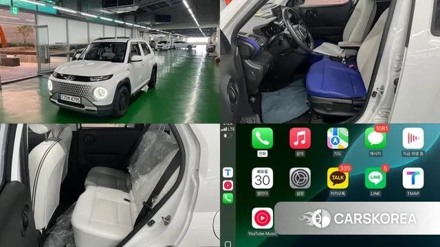 Hyundai Casper 2023 Белый из Кореи