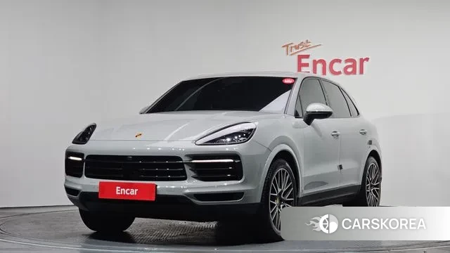 Porsche Cayenne (PO536) 2022 Серебряный из Кореи