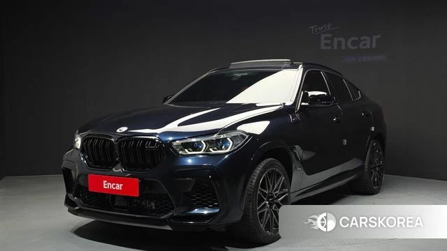 BMW X6M (G06) 2022 Черный из Кореи