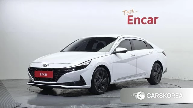 Hyundai Avante (CN7) 2022 Белый из Кореи