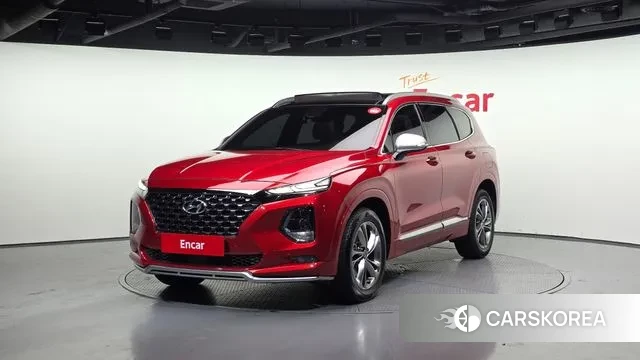 Hyundai Santa Fe TM 2018 Красный из Кореи