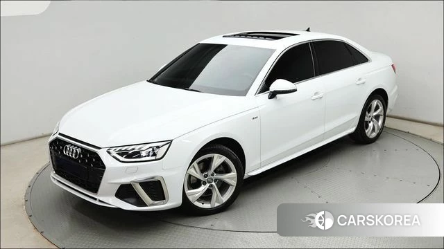 Audi A4 (B9) 2021 Белый из Кореи