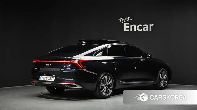 Kia K8 Hybrid 2023 Синий из Кореи