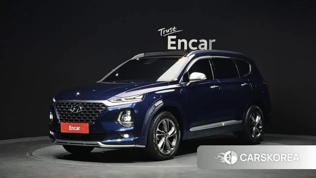 Hyundai Santa Fe TM 2019 Синий из Кореи