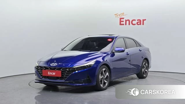 Hyundai Avante (CN7) 2020 Синий из Кореи