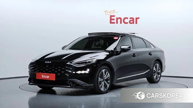 Kia K8 Hybrid 2021 Черный из Кореи