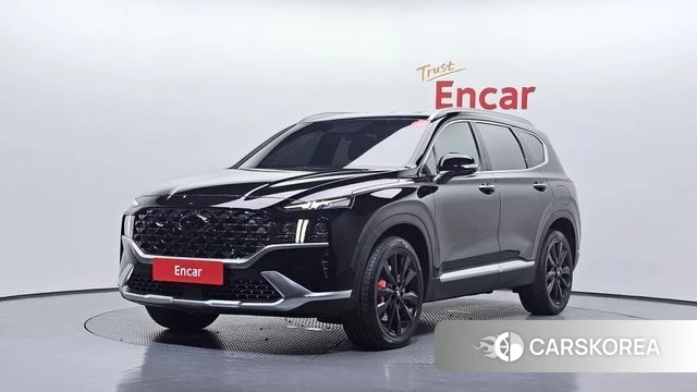 Hyundai The New Santa Fe 2021 Черный из Кореи