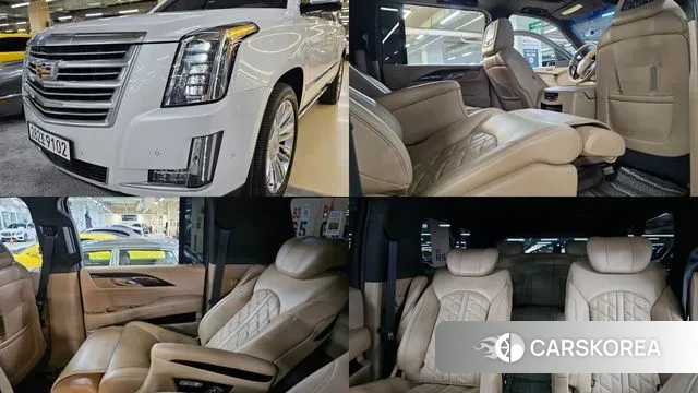 Cadillac Escalade 2018 Белый из Кореи