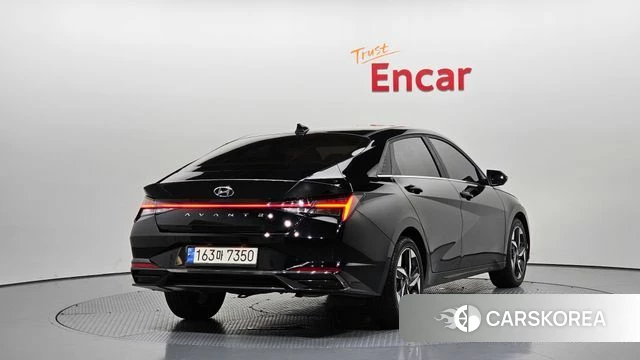 Hyundai Avante (CN7) 2021 Черный из Кореи