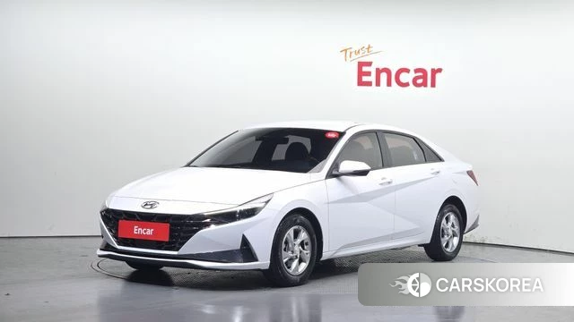 Hyundai Avante (CN7) 2020 Белый из Кореи
