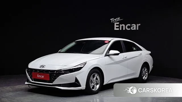 Hyundai Avante (CN7) 2022 Белый из Кореи