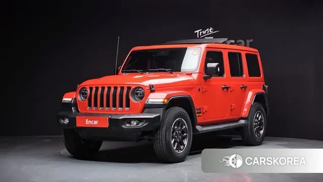 Jeep Wrangler (JL) 2021 Красный из Кореи