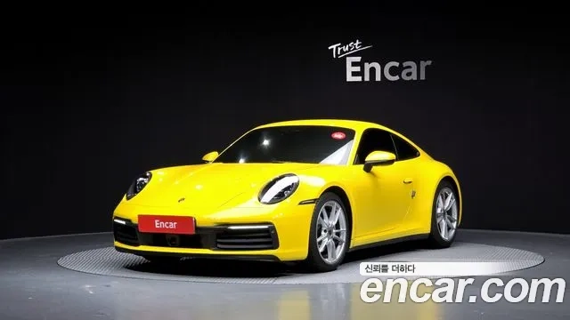 Porsche 911(992) 2020 Желтый из Кореи
