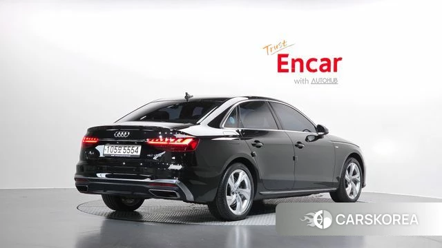 Audi A4 (B9) 2021 Черный из Кореи