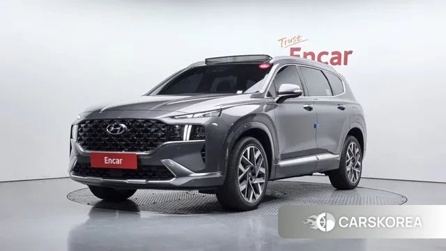 Hyundai The New Santa Fe 2023 Серый из Кореи