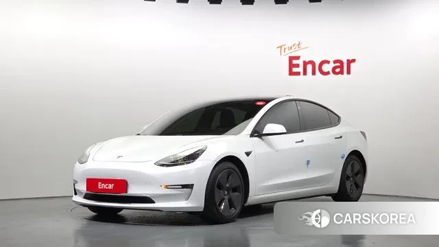 Tesla Model 3 2021 Белый из Кореи