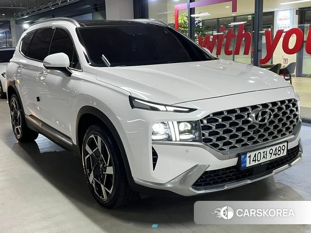 Hyundai The New Santa Fe 2021 Белый из Кореи